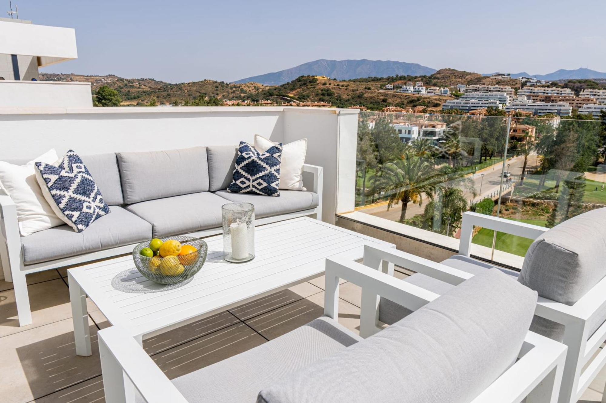 Magnificent Frontline Golf Penthouse In Navigolf La Cala De Mijas Exterior foto